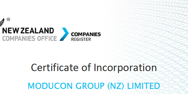 MODUCON NZ Branch was Officially Established